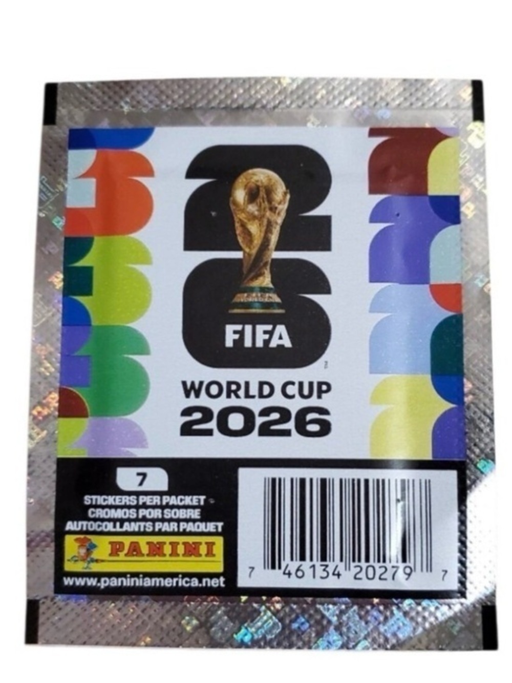 Panini World Cup 2026 Official Sticker 1 Pack 7 Stickers